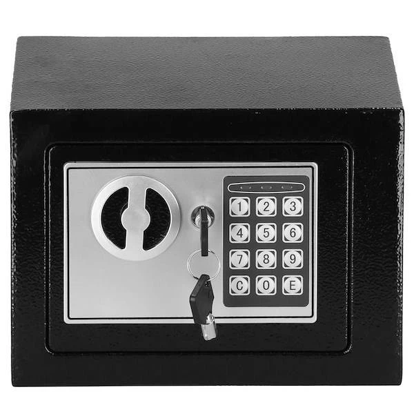 Sejf domowy SPRINGOS HA5059 z zamkiem elektronicznym 23 x 17 x 17 cm Czarny (5907719430812) - obraz 9