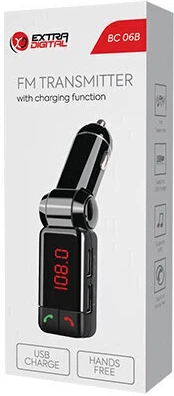 Nadajnik FM do auta  EuroDigital BC06B (9990000330270) - obraz 2