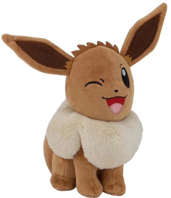 Miękka zabawka Jazwares Pokemon Eevee 20 cm (PKW3079) (191726481584) - obraz 2