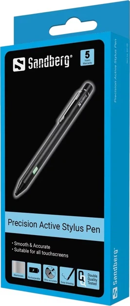 Rysik Sandberg Precision Active Stylus Black (5705730461057) - obraz 2