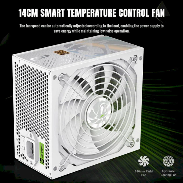 Блок живлення GameMax 850W GP 850B White (GP 850B WH) - Фото 7 Блок живлення GameMax 850W GP 850B White (GP 850B WH) - изображение 7