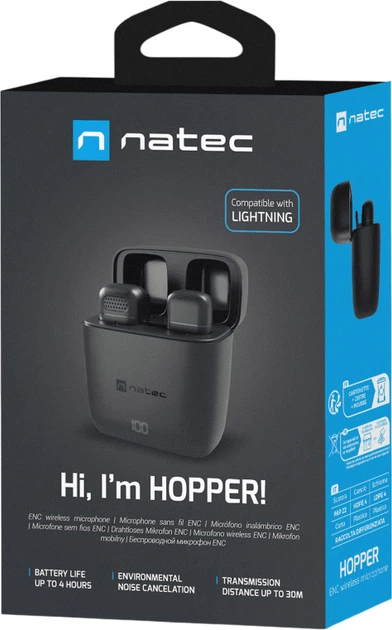 Мікрофон NATEC Hopper Lightning (NMI-2255) - зображення 2