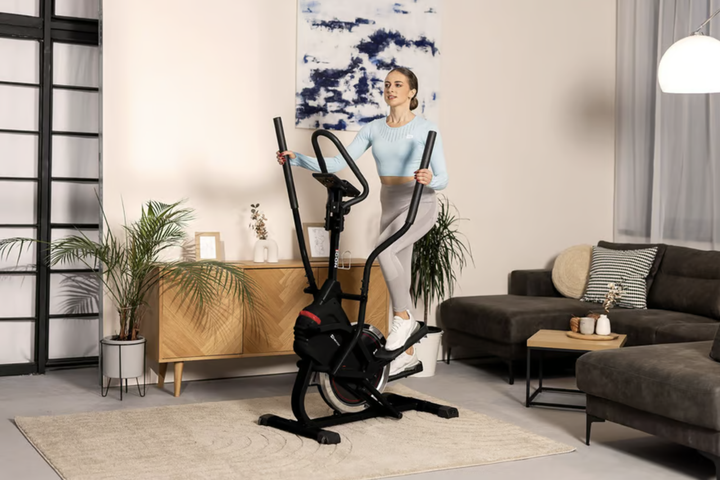 Орбитрек-степпер Hop-Sport HS-400B Icon Black до 120 кг (Клаймбер для дома) - изображение 2