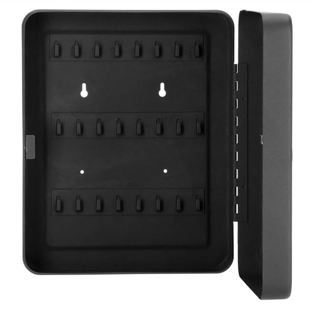 Skrzynka na klucze SPRINGOS HA5032 30 x 24 x 7,5 cm Czarna (5907719430546) - obraz 3