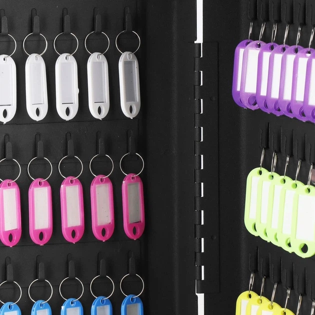 Skrzynka na klucze SPRINGOS HA5032 30 x 24 x 7,5 cm Czarna (5907719430546) - obraz 4