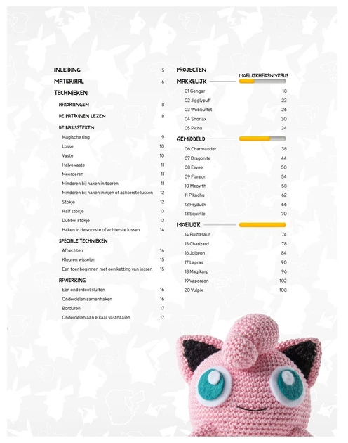 Książeczka Deltas Pokemon hobby book do szydełkowania (9789044764963) - obraz 4