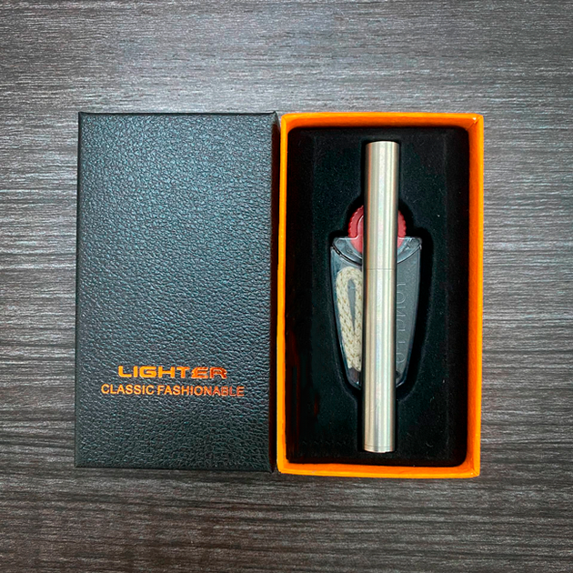 Керосиновая мини-зажигалка Серебряный - изображение 3