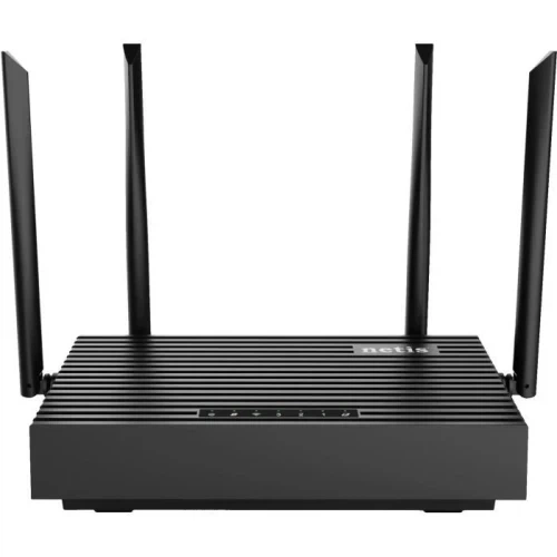 Роутер Netis N6, чорний, Wi-Fi 6 (2.4GHz/5GHz, до 1775 Mb/s), 4 LAN 100/1000 Mb/s, RJ45 100/1000 Mb/s, USB, 4 зовнішні незнімні - Фото 1 Роутер Netis N6, чорний, Wi-Fi 6 (2.4GHz/5GHz, до 1775 Mb/s), 4 LAN 100/1000 Mb/s, RJ45 100/1000 Mb/s, USB, 4 зовнішні незнімні - зображення 1