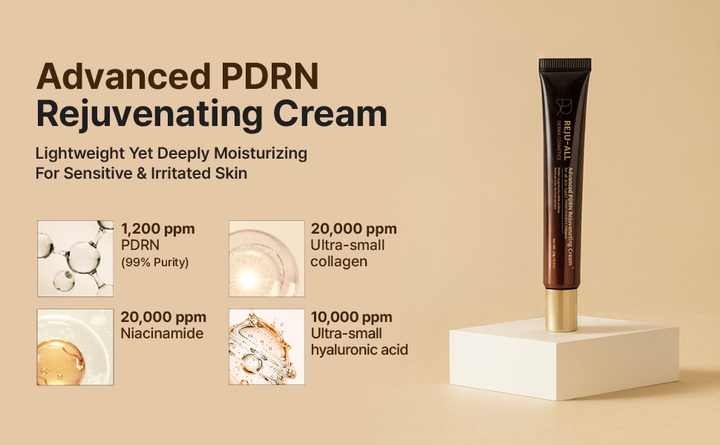 Омолаживающий крем с PDRN для упругости и регенерации кожи Dr.Reju All Advanced PDRN Rejuvenating Cream PD3 20 мл - изображение 5