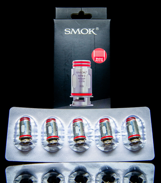Випарник для под систем SMOK RPM 3 Meshed 0.23 Ом Смок РМП для Nord 5 Сітка до 45 Вт метал - зображення 6