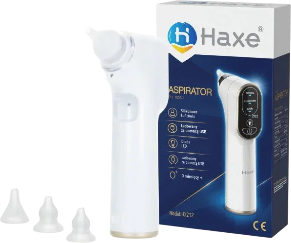 Електричний назальний аспіратор Haxe HX212 для немовлят (5902696000126) - зображення 2