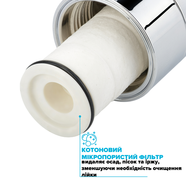 Фильтрующая душевая лейка DROP SPA1F-NANO100F с NANO SPA потоком и фильтром - изображение 3