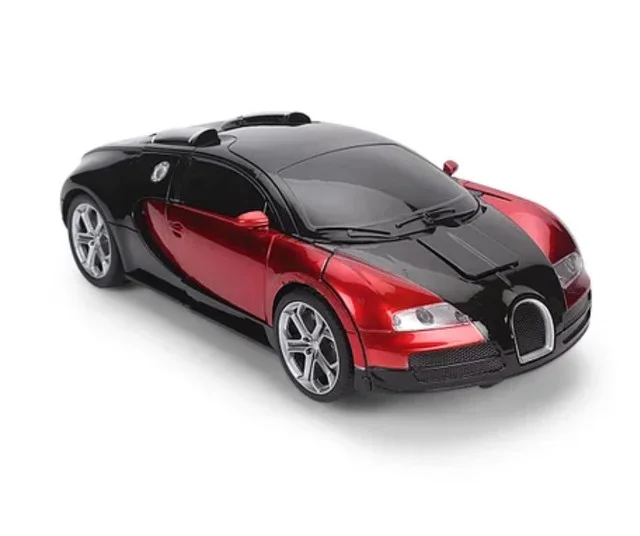 Машинка Трансформер Bugatti Car Robot Size 1:18 - изображение 4