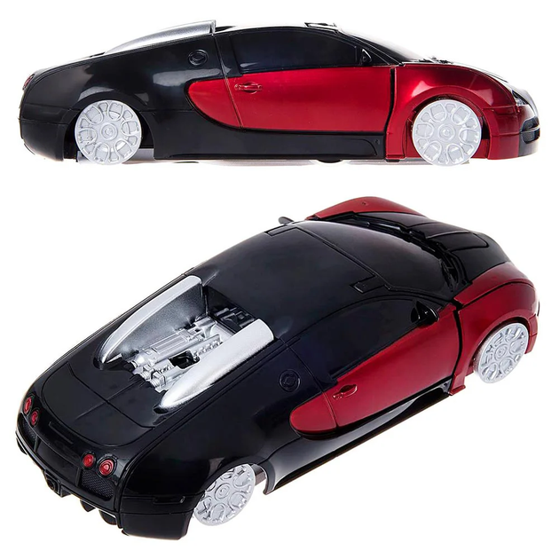 Машинка Трансформер Bugatti Car Robot Size 1:18 - изображение 6