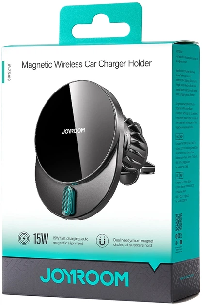 Uchwyt samochodowy do telefonu Joyroom JR-ZS409 15W Black (6956116724153) - obraz 3