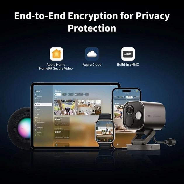 IP-камера для видеонаблюдения Aqara Camera Hub G5 Pro PoE Shadow Gray (CH-C03D) [137666] - изображение 3