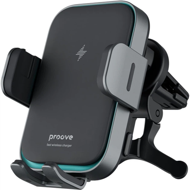 Автодержатель с беспроводной зарядкой Proove Triple Clamp Pro 15W (WHTP15010004) [136224] - изображение 4