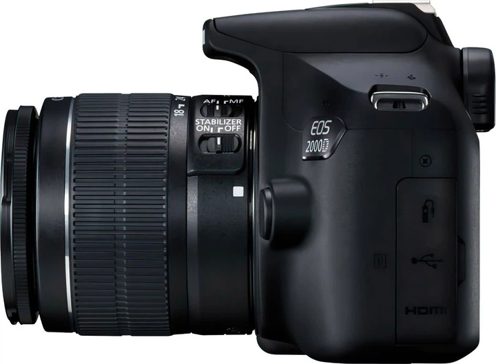 Дзеркальний фотоапарат Canon EOS 2000D Kit EF-S 18-55mm f/3.5-5.6 IS II (2728C008) [83554] - зображення 3
