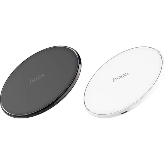 Бездротовий зарядний пристрій Hoco Easy Wireless Charger CW6 Pro White [103862] - зображення 5