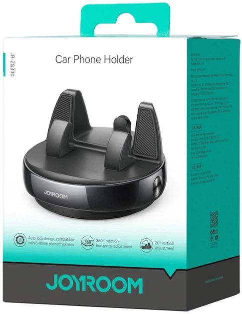 Uchwyt samochodowy do telefonu Joyroom JR-ZS330 Black (6956116734756) - obraz 8