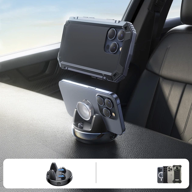 Uchwyt samochodowy do telefonu Joyroom JR-ZS330 Black (6956116734756) - obraz 12