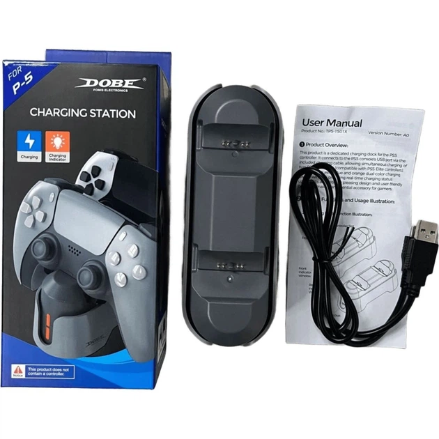 Зарядная станция для геймпадов Dobe Dual Charging Dock TP5-1501X для DualSense Sony PS5 [125877] - изображение 7