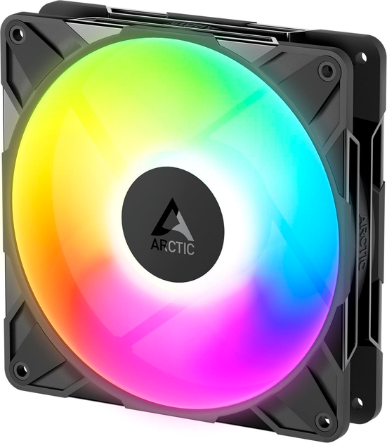 Набір вентиляторів Arctic P14 Pro Reverse ARGB 3 Pack Black (ACFAN00327A) - зображення 2