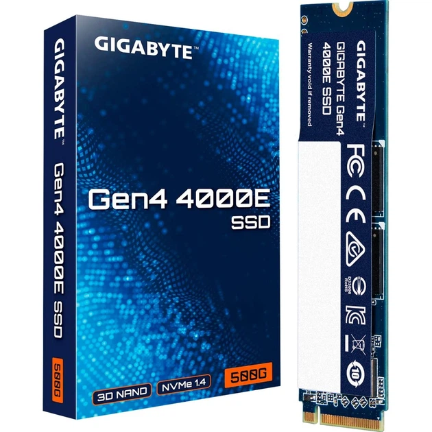 SSD накопитель Gigabyte Gen4 4000E 500GB (G440E500G) [130882] - изображение 5