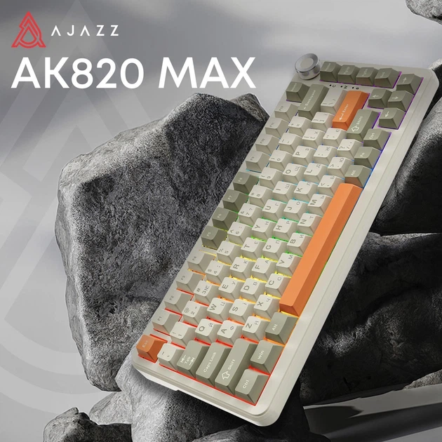 アルギヤ　クラマ Клавиатура Ajazz AK820 MAX Flying Fish Switch Retro Colour
