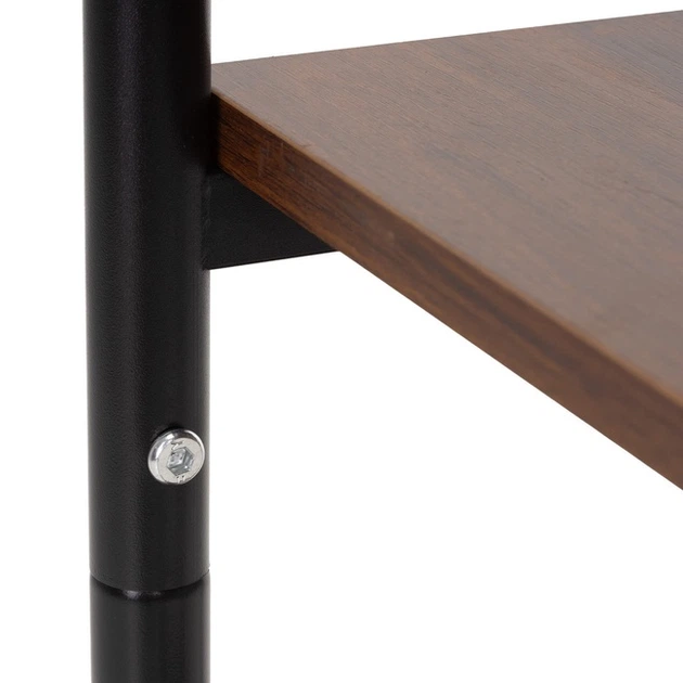 Приліжкова тумба SPRINGOS HF0062 35 x 31 x 59 см Темно коричнева (5908455306911) - зображення 5