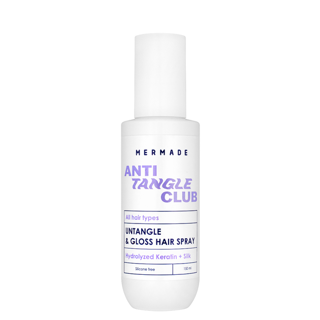 Спрей-кондиціонер для волосся Mermade Hydrolyzed Keratin + Silk для легкого розчісування 150 мл - Фото 3 Спрей-кондиціонер для волосся Mermade Hydrolyzed Keratin + Silk для легкого розчісування 150 мл - зображення 3