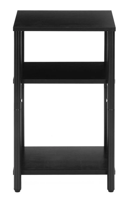 Приліжкова тумба SPRINGOS HF0063 35 x 31 x 59 см Чорна (5908455306928) - зображення 6