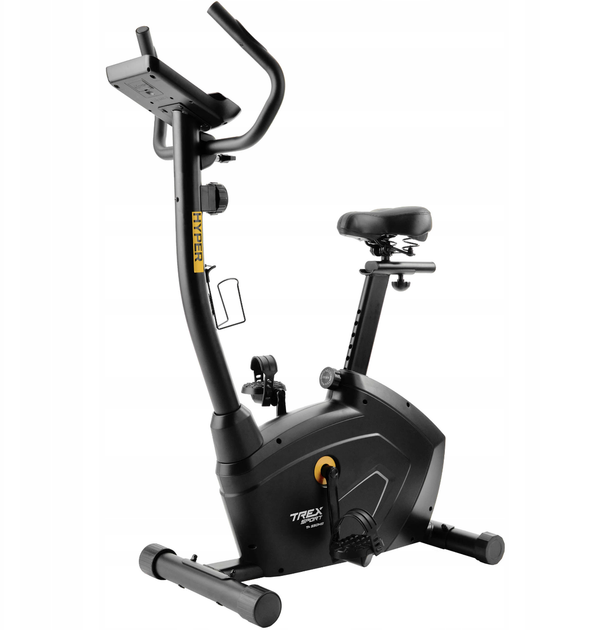 Велотренажер магнітний Trex Sport TX-550MB HYPER до 120 кг маховик 7 кг чорний - зображення 3