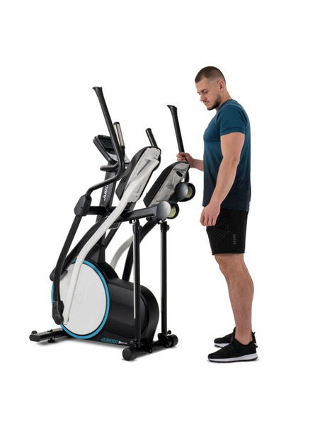 Орбитрек переднеприводный Hop-Sport HS-250CF Jucon Black-Blue Складной + Мат - изображение 6