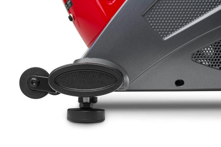 Велотренажер Hop-Sport HS-070L Helix красный + мат. Горизонтальный, электромагнитный, iConsole+/Kinomap, до 150 кг, для реабилитации, дома - изображение 4