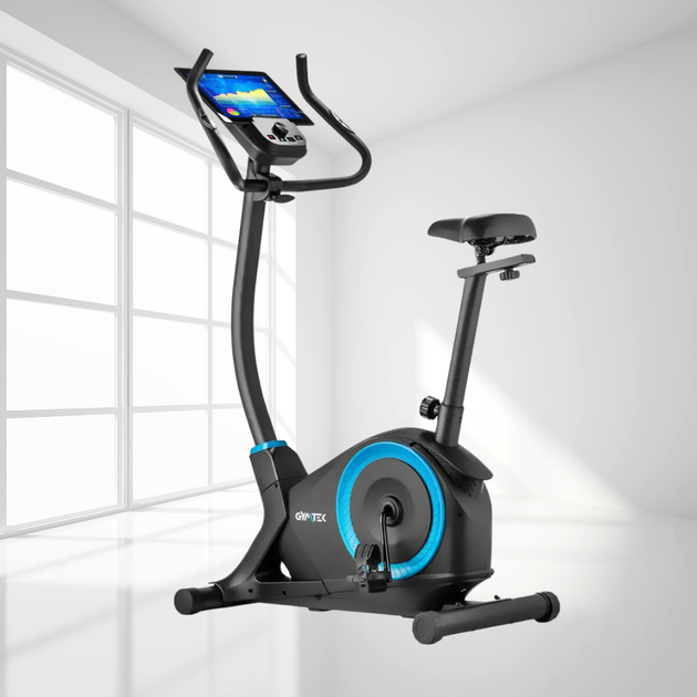Велотренажер Gymtek XB3000 синий. Магнитный, 16 уровней, до 150 кг, для дома, кардио, Bluetooth - изображение 8