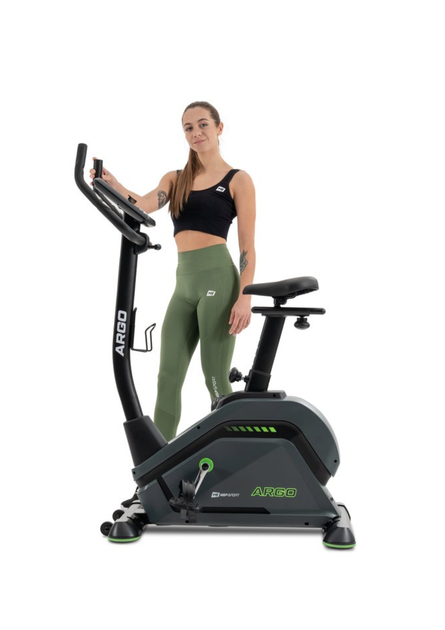 Велотренажер електромагнітний Hop-Sport HS-120H Argo + мат до 120 кг Bluetooth - изображение 10