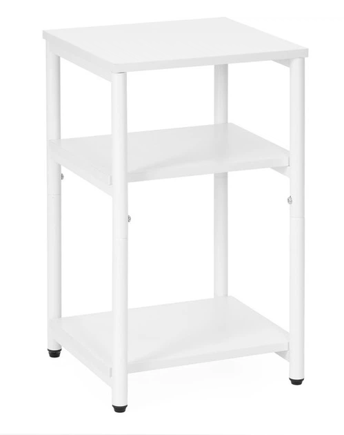 Приліжкова тумба SPRINGOS HF0065 35 x 31 x 59 см Біла (5908455306942) - зображення 2