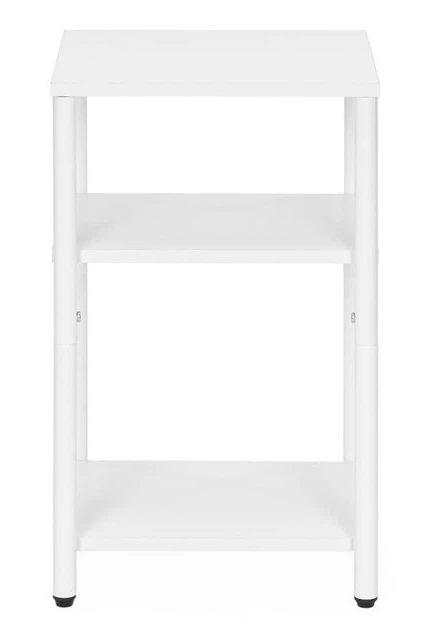 Приліжкова тумба SPRINGOS HF0065 35 x 31 x 59 см Біла (5908455306942) - зображення 4