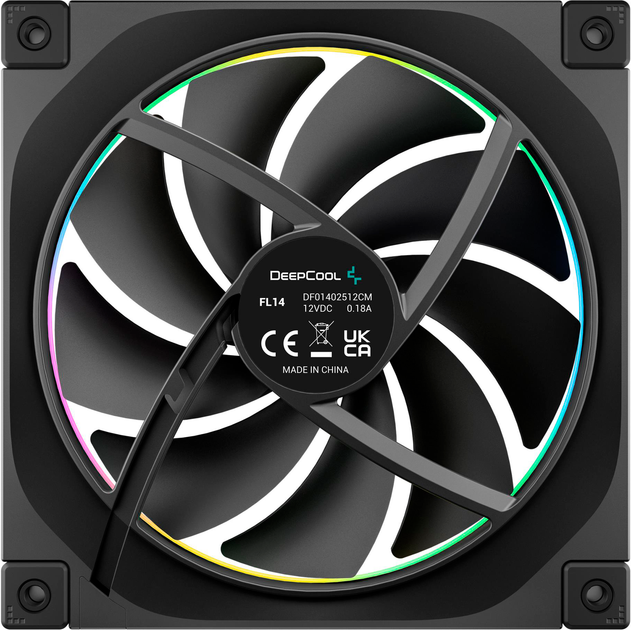 Zestaw wentylatorów Deepcool FL14 ARGB Black (R-FL14-BKAPN1-G) - obraz 4