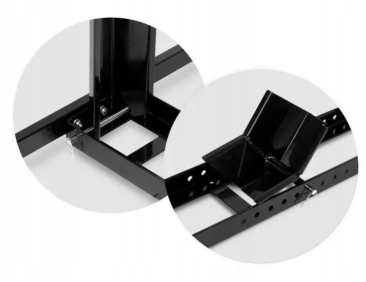 Stojak motocyklowy Humberg 4703 MT3 pod przednie koło Czarny (5903890600785) - obraz 5