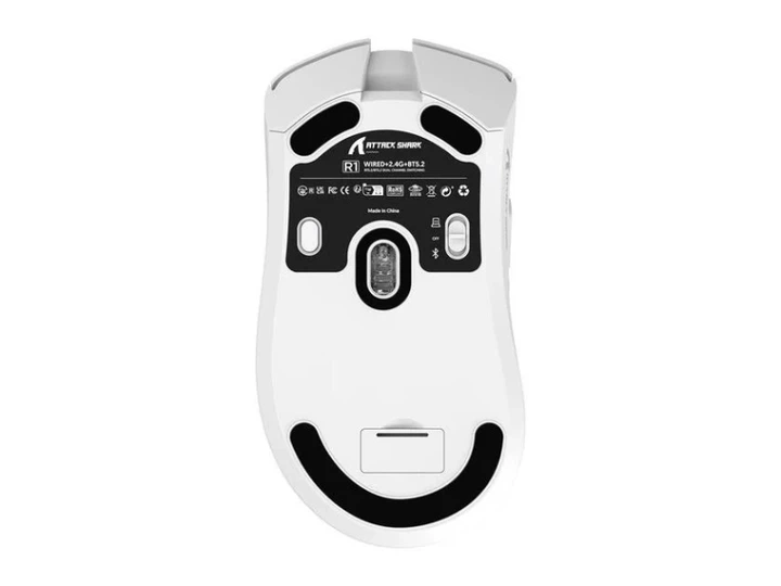 Миша Attack Shark R1 Wireless Gaming Mouse White (R1-3311W) - изображение 3