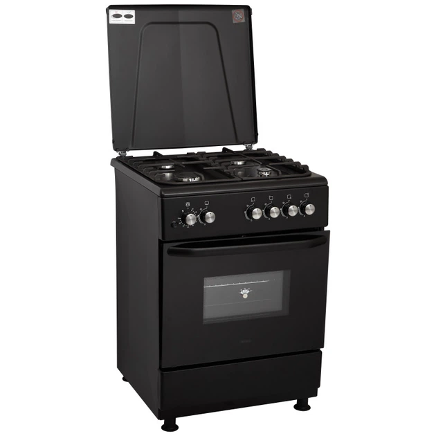 Плита газовая Eleyus CAST 6001 CF BL Чёрный - изображение 2