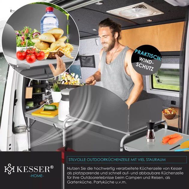 Кухня походная Kesser Big (регулировка по высоте) Кемпинговые кухни (складная конструкция) Кухня для кемпинга - Фото 3 Кухня походная Kesser Big (регулировка по высоте) Кемпинговые кухни (складная конструкция) Кухня для кемпинга - изображение 3