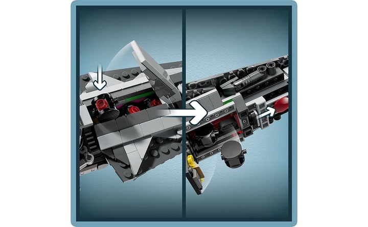 Конструктор LEGO Розвідник ситхів Дарта Мола 640 деталей (75383) - изображение 6