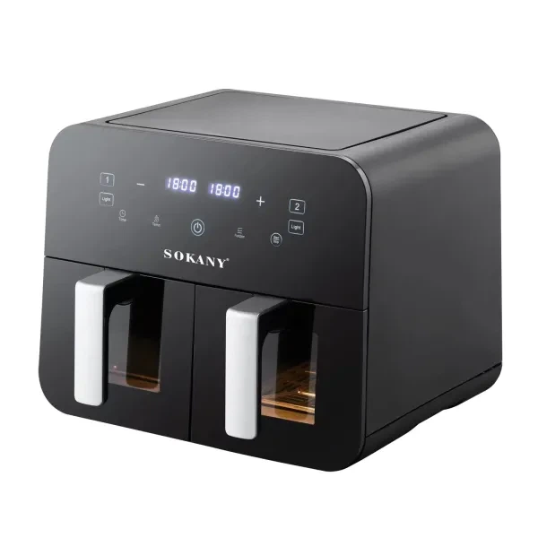 Аерогриль-фритюрниця SOKANY SK-10005 на 10 л сенсорна - изображение 2