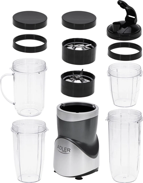 Блендер Adler AD 4084 Сріблястий - зображення 3