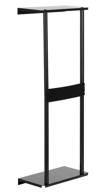 Полиця для ванної кімнати SPRINGOS HG0074 вертикальна для рушників Чорна (5908455306430) - зображення 5