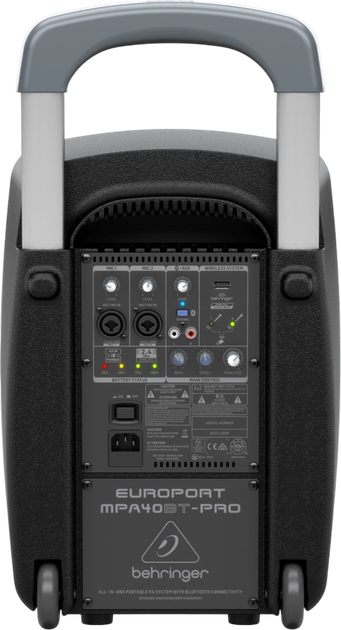 Mobilny system nagłośnieniowy Behringer MPA40BT-PRO (4033653040174) - obraz 2