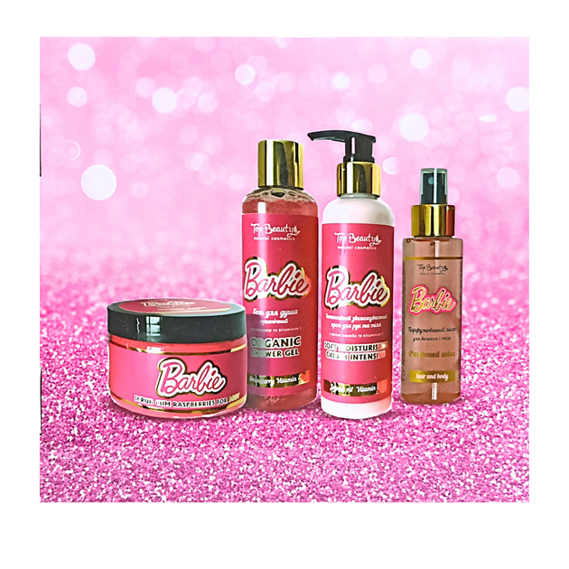 Подарунковий набір косметики для жінок Top Beauty “Barbie pink”, 4 продукти - Фото 3 Подарунковий набір косметики для жінок Top Beauty “Barbie pink”, 4 продукти - изображение 3
